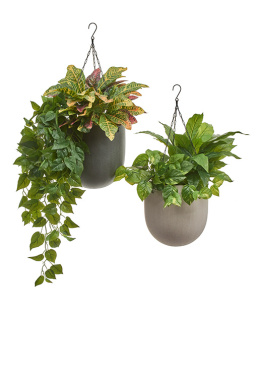 Сет № 74 - Композиция в подвесных кашпо Treez Effectory Beton