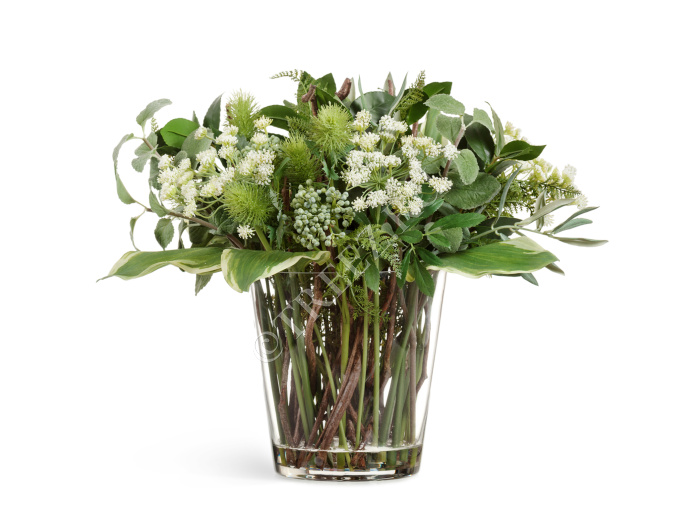 "Green Lifestyle" Big в стеклянной вазе с водой фото