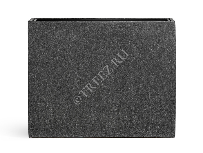 Кашпо TREEZ Effectory - Stone - Высокий Дивайдер - Тёмно-серый камень фото